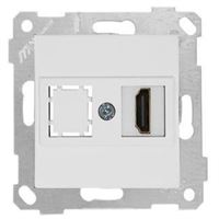 RİTA MEK TUŞ 1 ÇIKIŞLI (RJ45) FİBER OPTİK PRİZ BEY 1